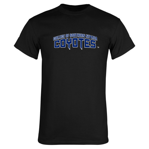  Black T Shirt - College of Southern Nevada Wordmark