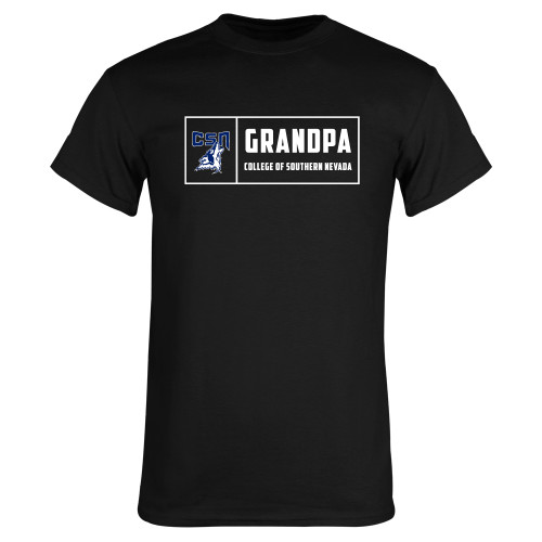  Black T Shirt - College of Southern Nevada Grandpa