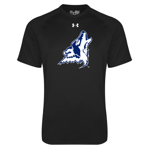  Under Armour Black Tech Tee - College of Southern Nevada Mascot Head