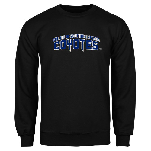  Black Fleece Crew - College of Southern Nevada Wordmark