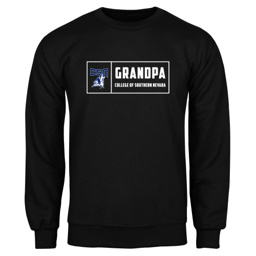  Black Fleece Crew - College of Southern Nevada Grandpa