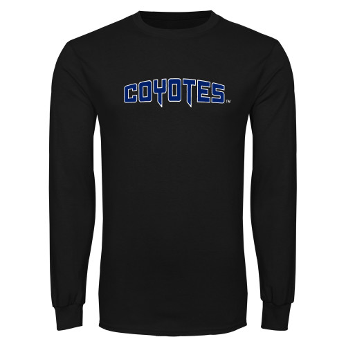  Black Long Sleeve T Shirt - College of Southern Nevada Coyotes Wordmark