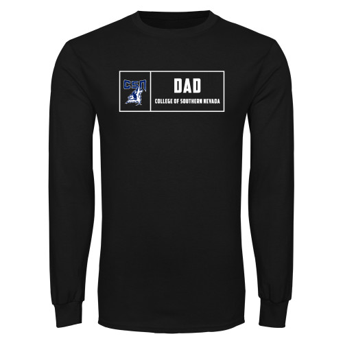  Black Long Sleeve T Shirt - College of Southern Nevada Dad