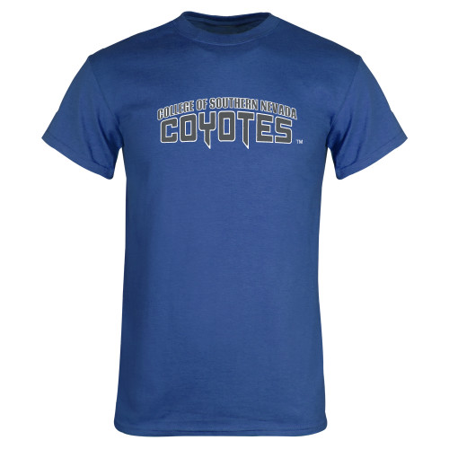  Royal T Shirt - College of Southern Nevada Wordmark
