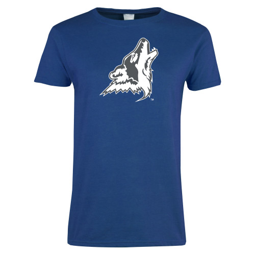 Womens Royal Short Sleeve Tee - College of Southern Nevada Mascot Head