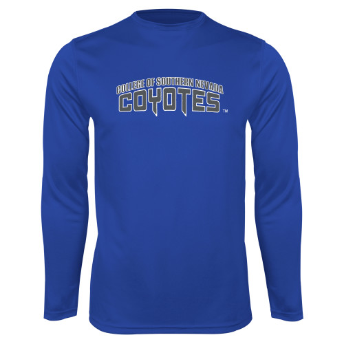  Royal Performance Long Sleeve Shirt - College of Southern Nevada Wordmark