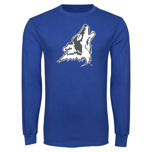  Royal Long Sleeve T Shirt - College of Southern Nevada Mascot Head