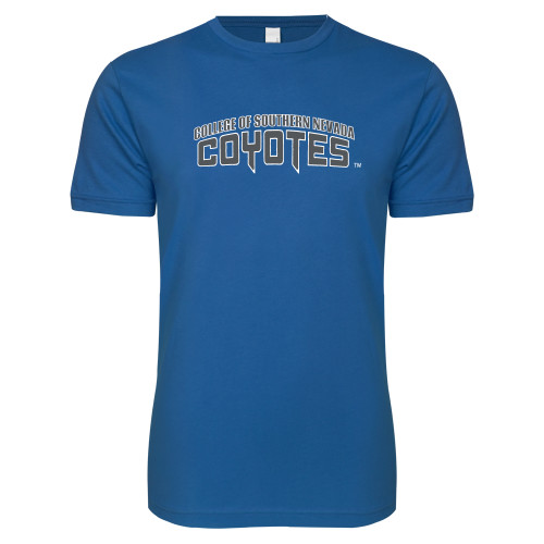  Next Level Royal SoftStyle T Shirt - College of Southern Nevada Wordmark