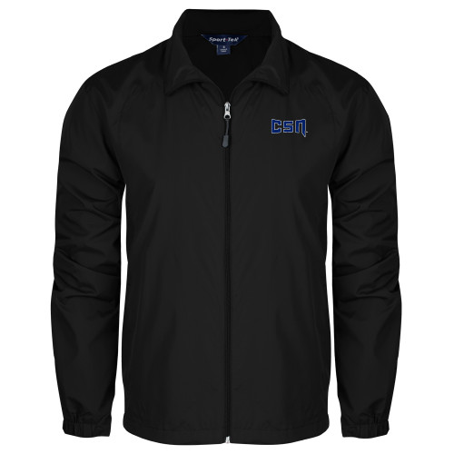  Black Full Zip Wind Jacket - College of Southern Nevada CSN