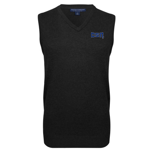  Black VNeck Sweater Vest - College of Southern Nevada CSN