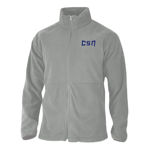  Columbia Grey Everest Ridge Fleece Full Zip Jacket - College of Southern Nevada CSN