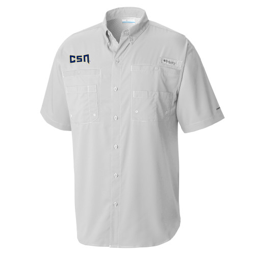  Columbia Cool Grey Tamiami Performance Short Sleeve Shirt - College of Southern Nevada CSN
