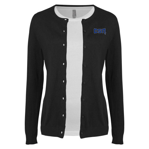  Womens Black Cardigan Sweater - College of Southern Nevada CSN
