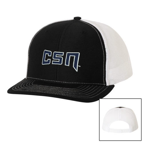  Richardson Black/White Trucker Hat - College of Southern Nevada CSN