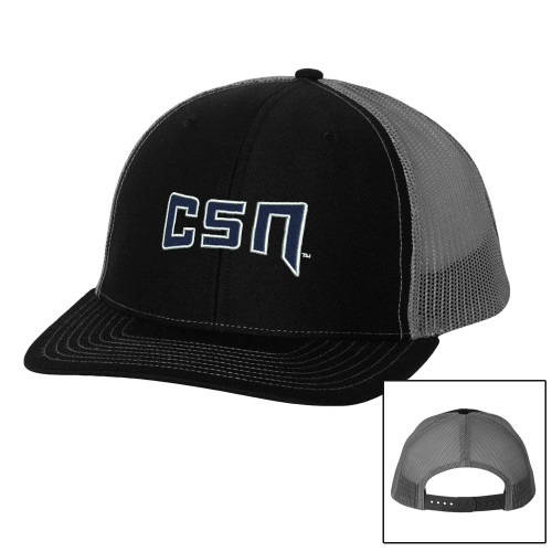  Richardson Black/Charcoal Trucker Hat - College of Southern Nevada CSN