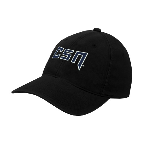  Black Flexfit Structured Low Profile Hat - College of Southern Nevada CSN