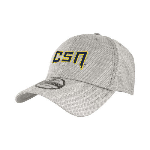  New Era Light Grey Diamond Era 39Thirty Stretch Fit Hat - College of Southern Nevada CSN