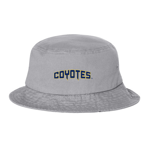  Sportsman Grey Bucket Hat - College of Southern Nevada Coyotes Wordmark