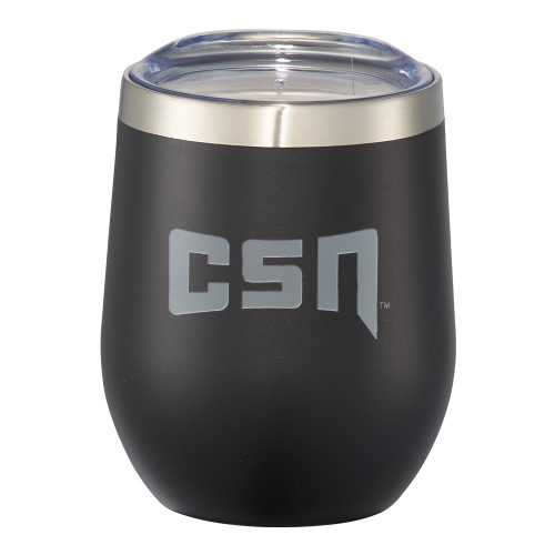  Corzo Vacuum Insulated Black Cup 12oz - College of Southern Nevada CSN Engraved