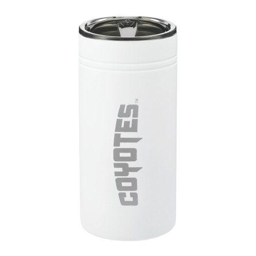  Sherpa Vacuum White Tumbler & Insulator 12oz - College of Southern Nevada Coyotes Wordmark Engraved