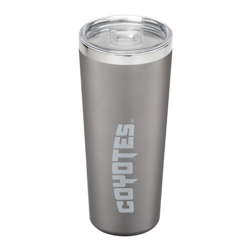  Thor Vacuum Insulated Grey Tumbler 22oz - College of Southern Nevada Coyotes Wordmark Engraved