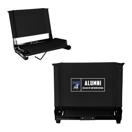  Stadium Chair Black - College of Southern Nevada Alumni