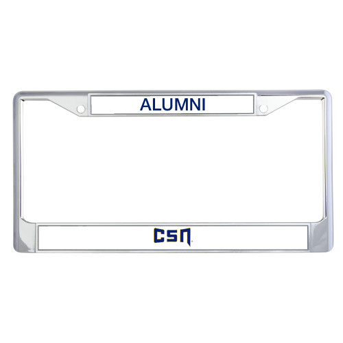  Alumni Metal License Plate Frame in Chrome - College of Southern Nevada CSN