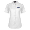 Thumbnail image for  Womens White Twill Button Up Short Sleeve