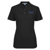 Thumbnail image for  Womens Silk Touch Black Pique Polo