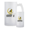 Thumbnail image for  Full Color Decorative Frosted Glass Mug 16oz