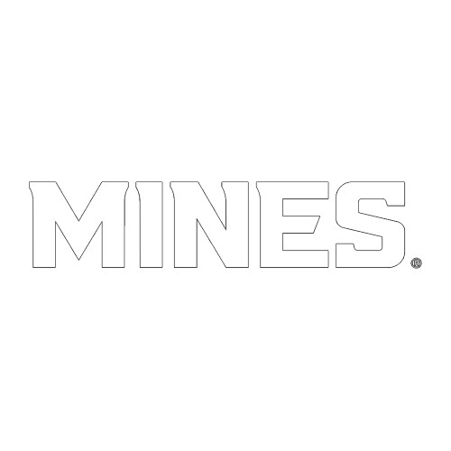  Medium Decal - Mines Wordmark