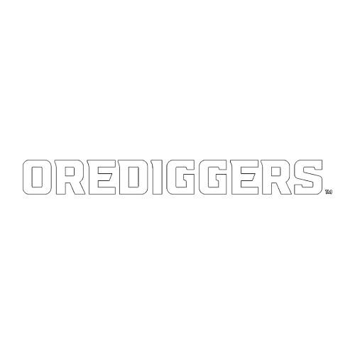  Medium Decal - Colorado School of Mines Orediggers Wordmark