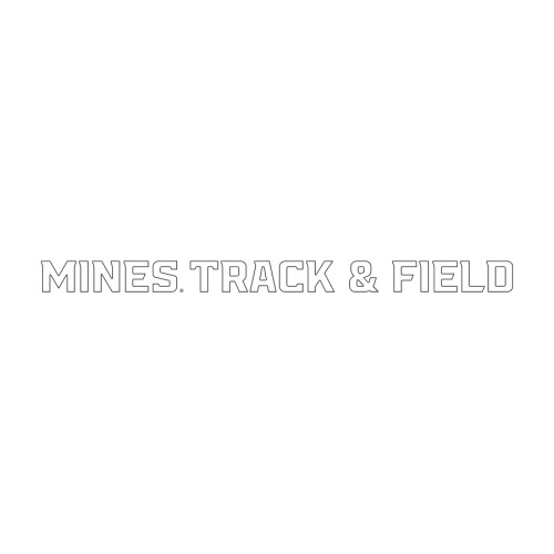  Large Decal - Mines Track and Field Flat