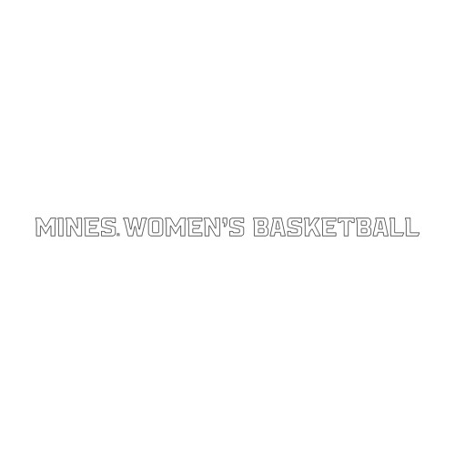  Large Decal - Mines Womens Basketball