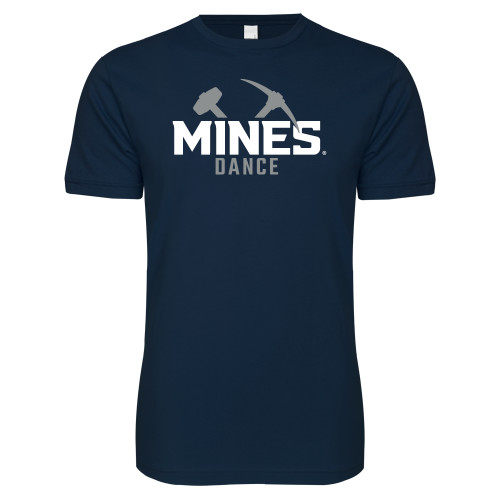  Next Level Navy SoftStyle T Shirt - Colorado School of Mines Dance