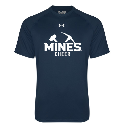  Under Armour Navy Tech Tee - UA - Colorado School of Mines Cheer