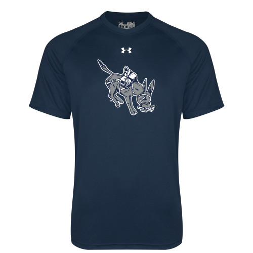  Under Armour Navy Tech Tee - UA - Colorado School of Mines Blaster the Burro Mascot