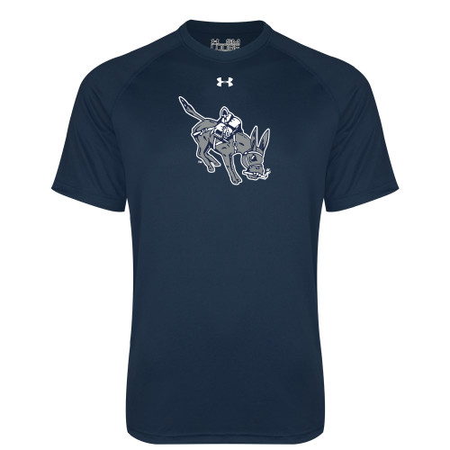  Under Armour Navy Tech Tee - UA - Colorado School of Mines Blaster the Burro Mascot