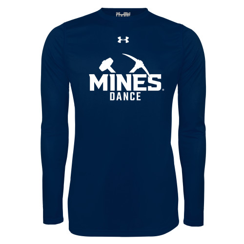  Under Armour Navy Long Sleeve Tech Tee - UA - Colorado School of Mines Dance