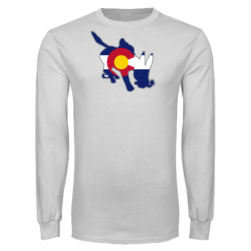  White Long Sleeve T Shirt - CSO - Colorado Blaster