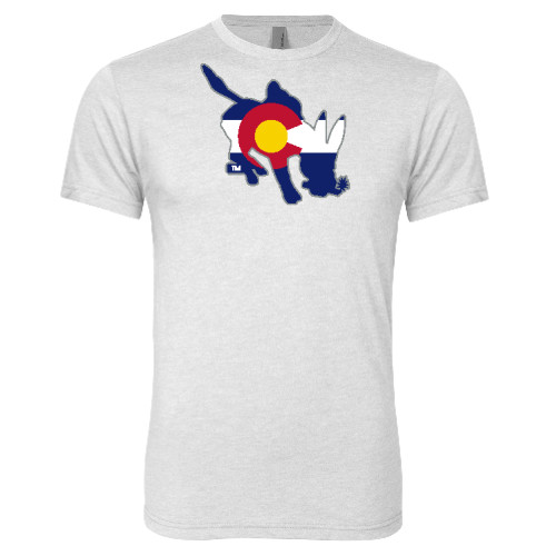  Next Level Heather White Triblend Tee - CSO - Colorado Blaster