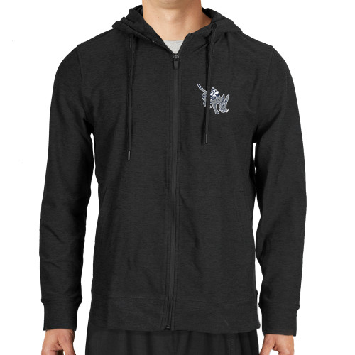  Beyond Yoga Mens Darkest Night Spacedye Freefit Zip Hoodie - Colorado School of Mines Blaster the Burro Mascot - Beyond Yoga
