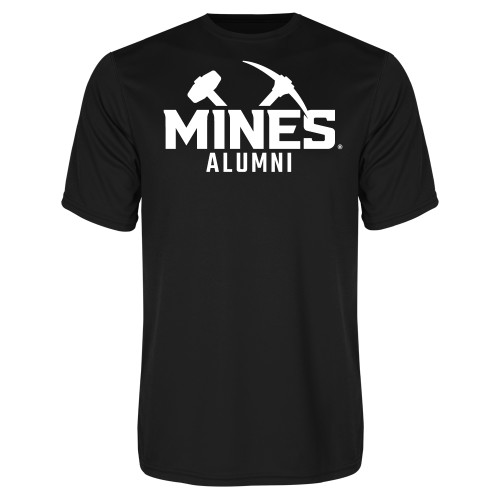  Black Performance Tee - Colorado School of Mines Alumni