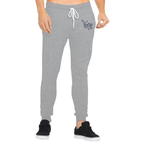  Bella Canvas Athletic Heather Joggers - Colorado School of Mines Blaster the Burro Mascot