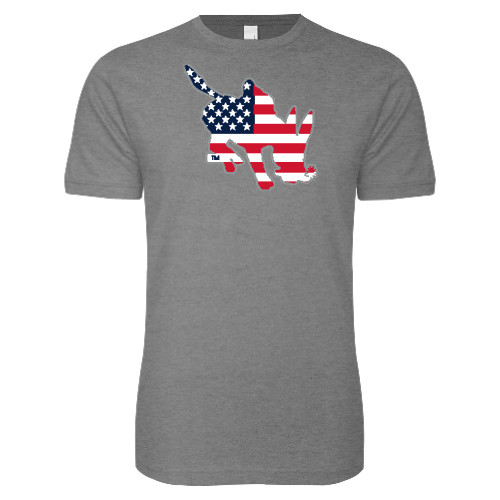  Next Level Heather Grey SoftStyle T Shirt - CSO - USA Blaster