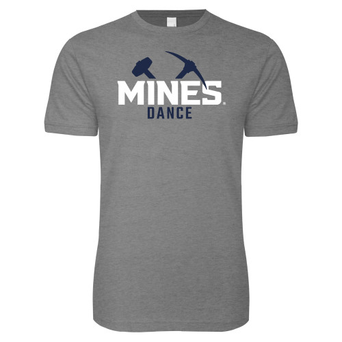  Next Level Heather Grey SoftStyle T Shirt - Colorado School of Mines Dance