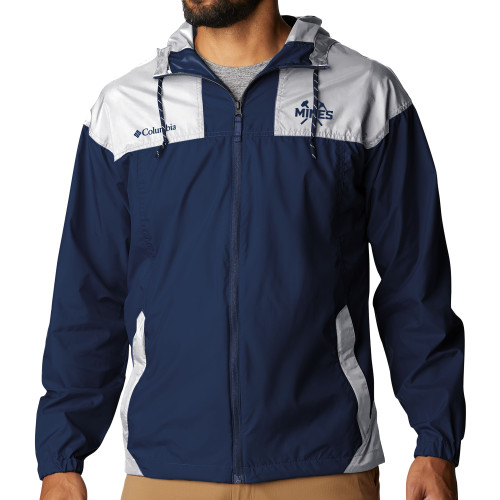  Columbia Navy Flash Challenger Windbreaker - Colorado School of Mines Athletic Lockup