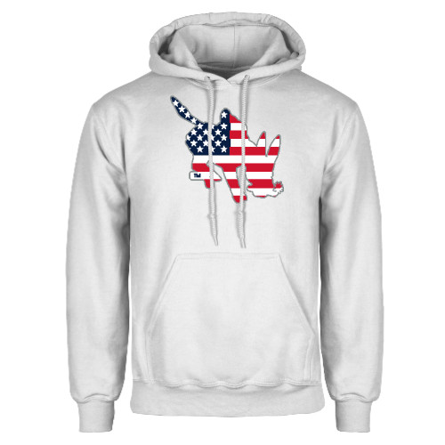  White Fleece Hoodie - CSO - USA Blaster