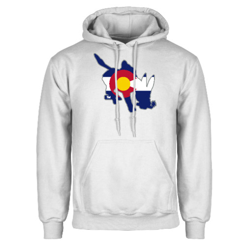  White Fleece Hoodie - CSO - Colorado Blaster