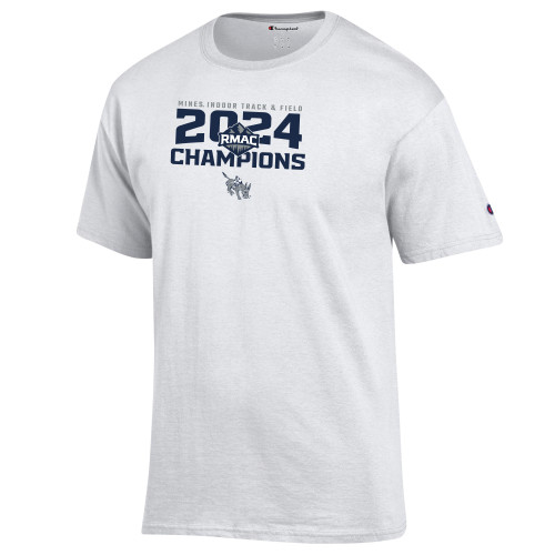  Champion White T Shirt - CSO - 2024 RMAC Indoor Track and Field Champs